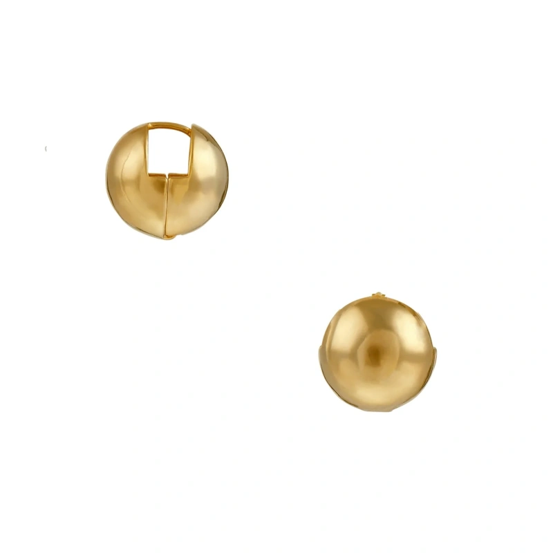 Orb Earrings Gold - Bilde 3