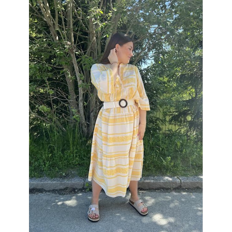 Ibiza Dress Yellow - Bilde 2