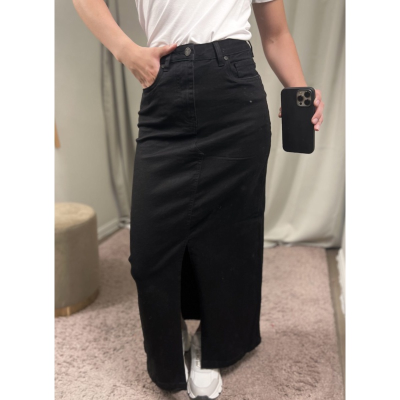 Ollie Skirt Long Black - Bilde 5