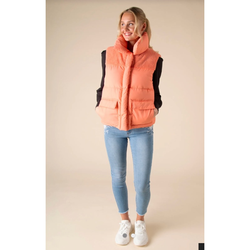 Puffy Vest Coral - Bilde 2