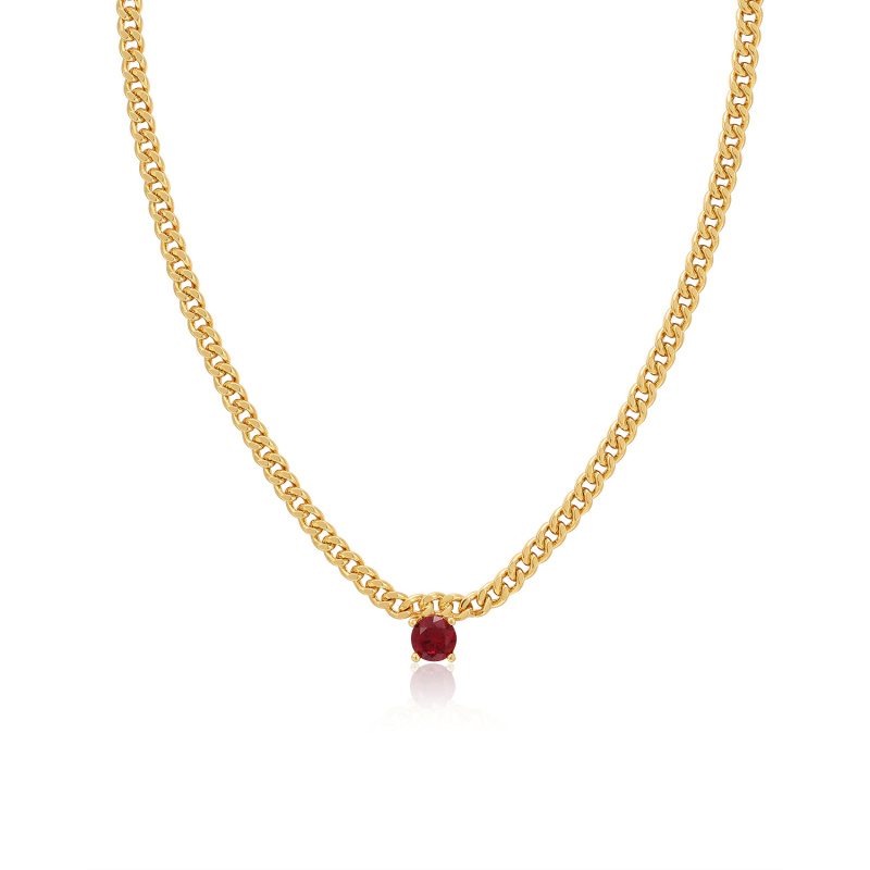 Bardot Stud Necklace Ruby Luv Aj - Bilde 3