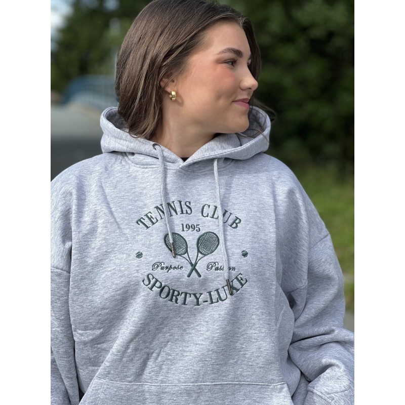 Hike Hoodie L.Grey/Green - Bilde 2