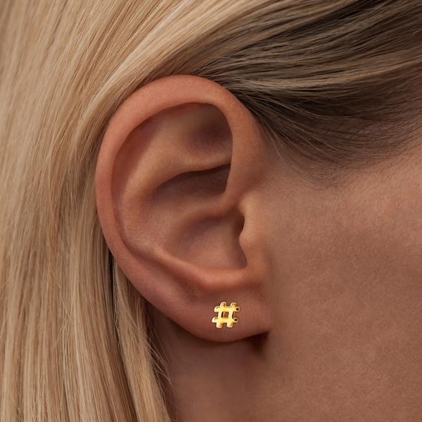 Hashtag Earring