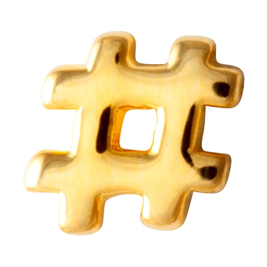 Hashtag Earring - Bilde 2