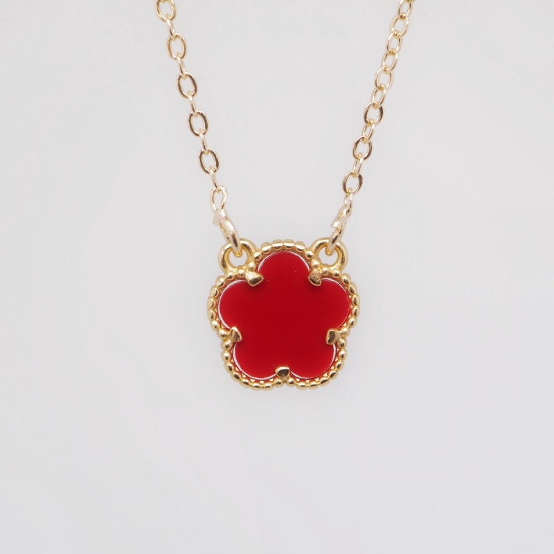 Bloom Necklace Red Big