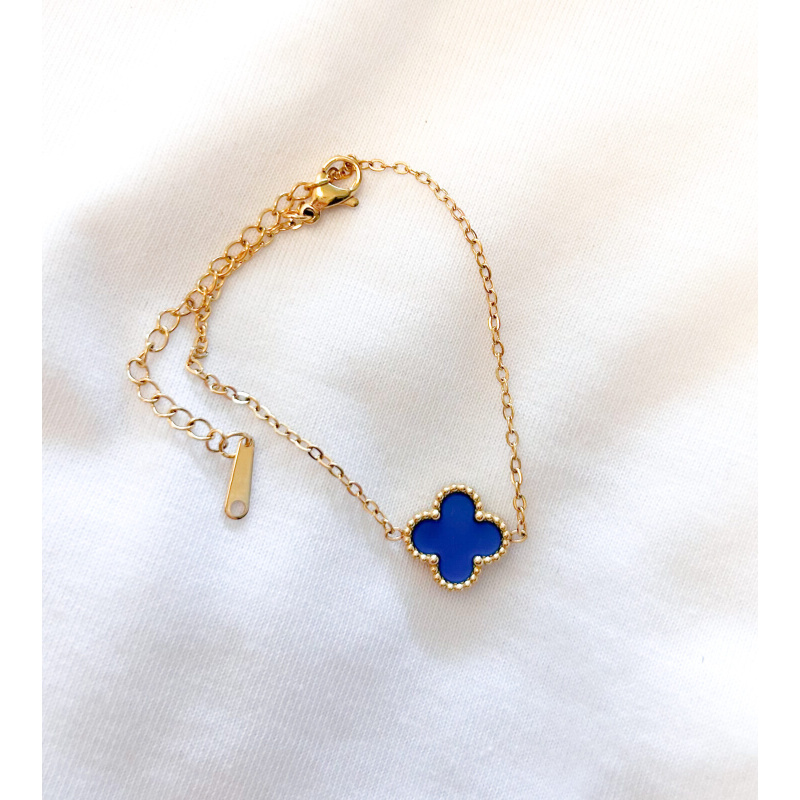 Clover Bracelet Blue