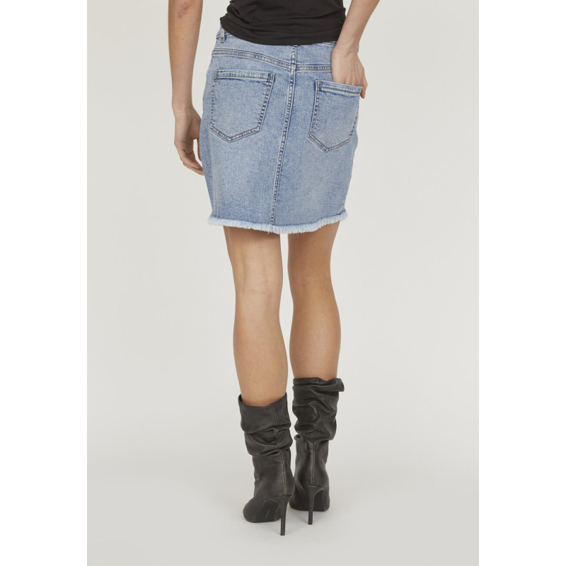 Denim Skirt Ripped - Bilde 2