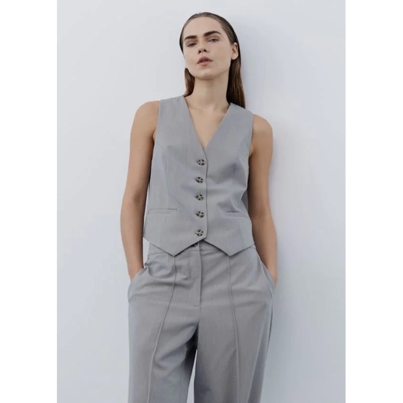 Suited Up Vest Grey - Bilde 6