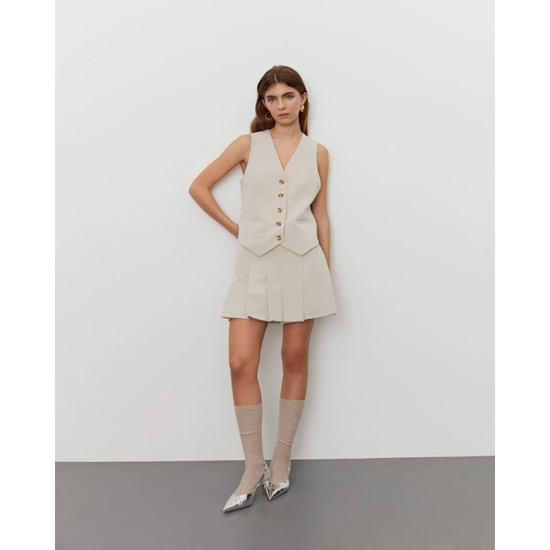 Suited Up Vest Off White - Bilde 2