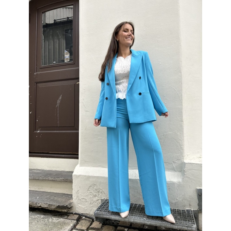 Flash Oversize Blazer Turquoise - Bilde 3