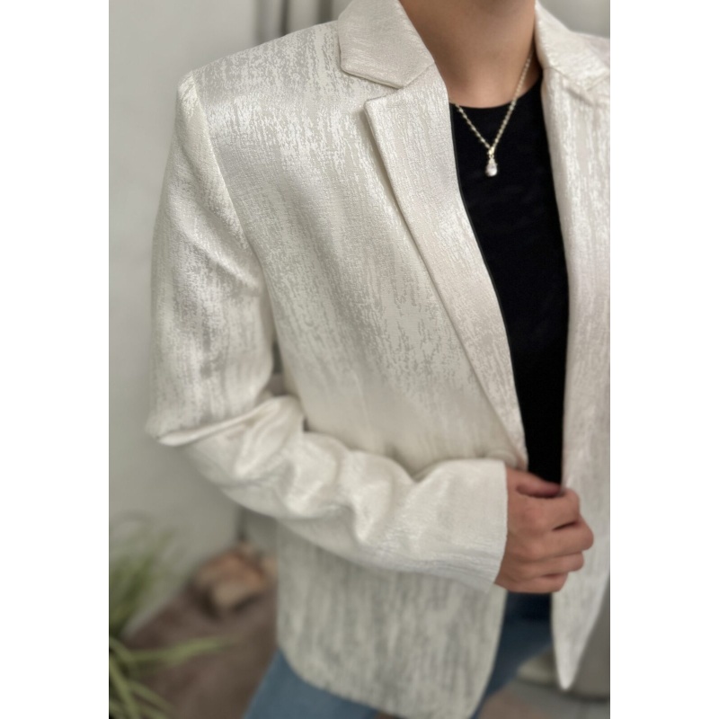 Shiny Blazer White - Bilde 6