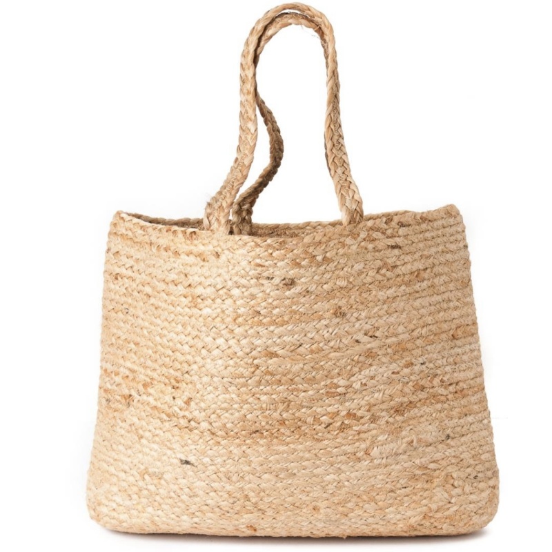 Beach Straw Bag Camel - Bilde 2