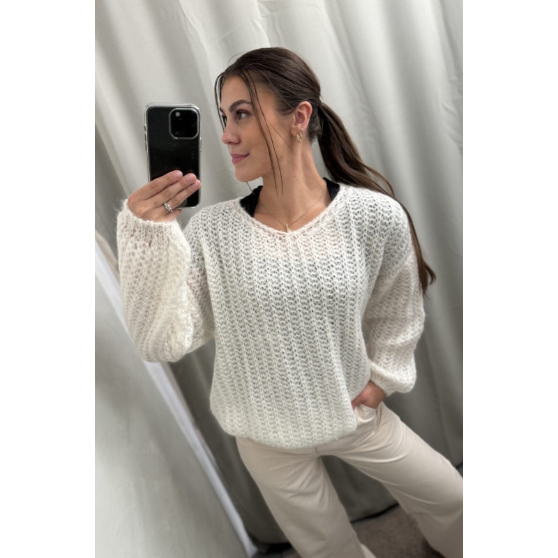 Mine Knit White - Bilde 5