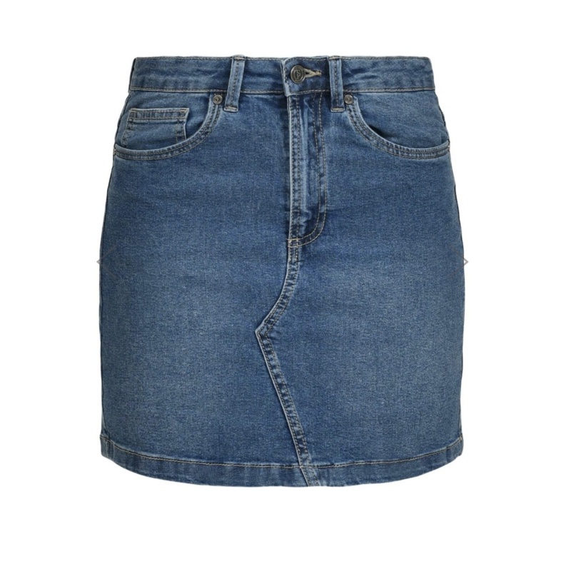 Denim Skirt Medium Blue - Bilde 4