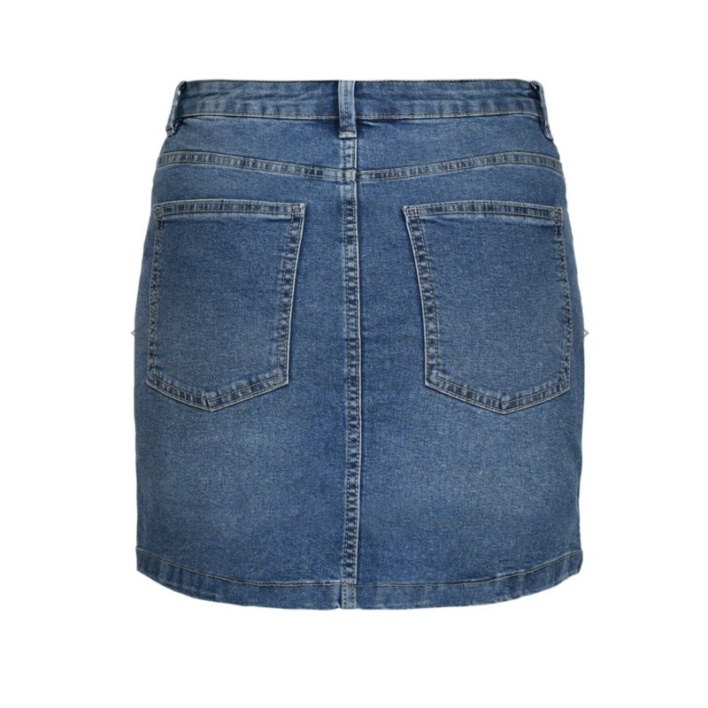 Denim Skirt Medium Blue - Bilde 5