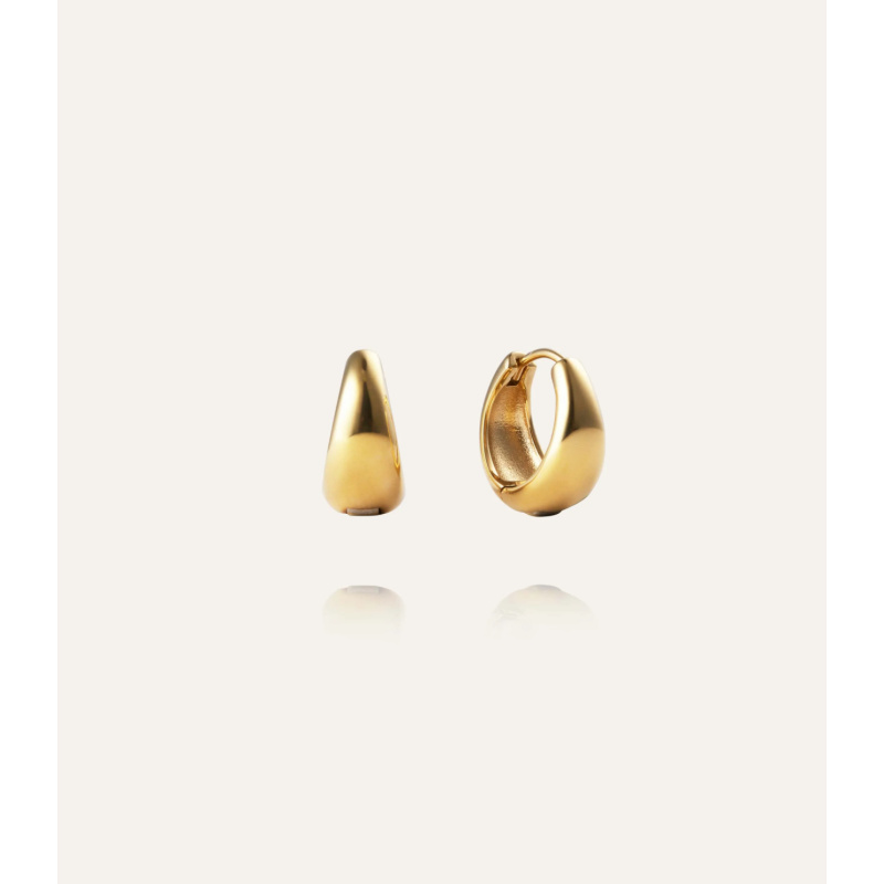 MOCKBERG Bold Hoops Medium Gold