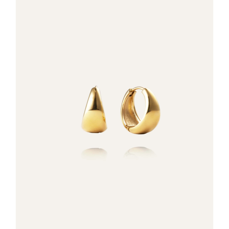 MOCKBERG Bold Hoops Large Gold