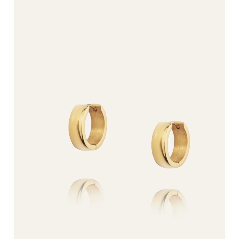 Chunky Gold Hoops