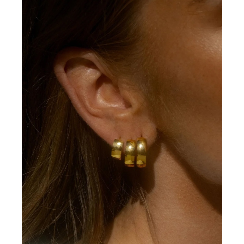 MOCKBERG Honey Hoops Small Gold - Bilde 3