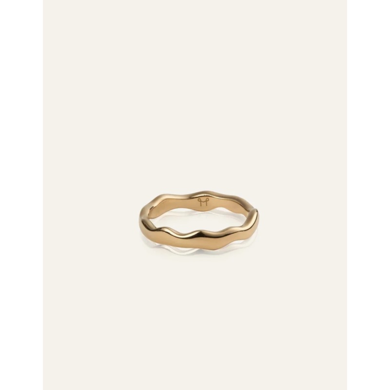 MOCKBERG Wavy Petit Gold Ring