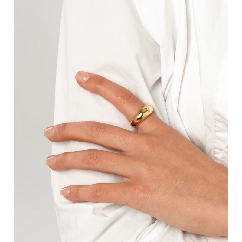 MOCKBERG Bold Gold Ring - Bilde 3