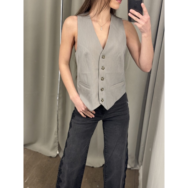 Suited Up Vest Grey - Bilde 3