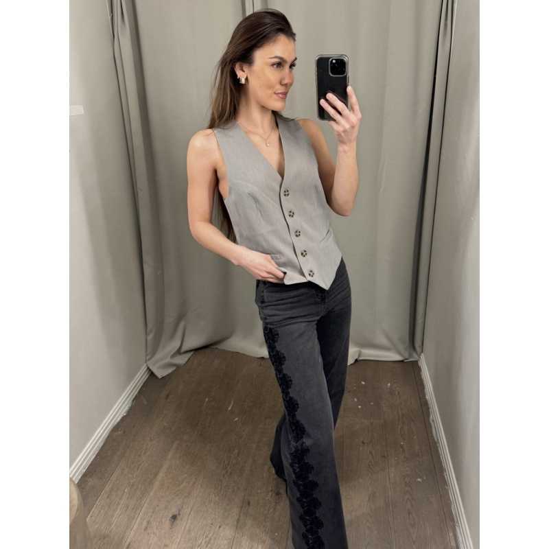 Suited Up Vest Grey - Bilde 5