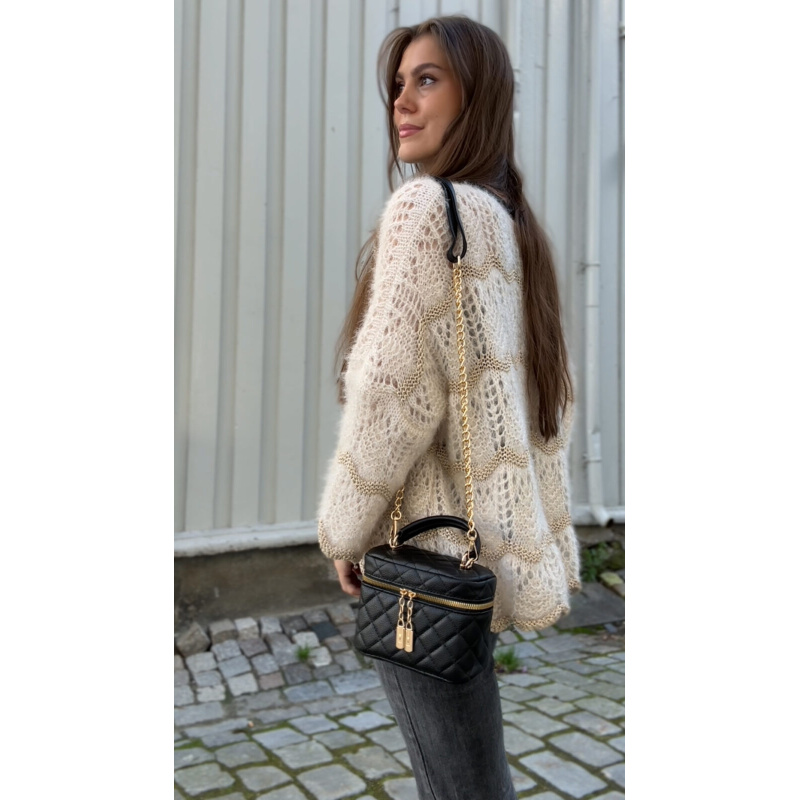 Isabel Classy Bag M/Hank Sort - Bilde 3