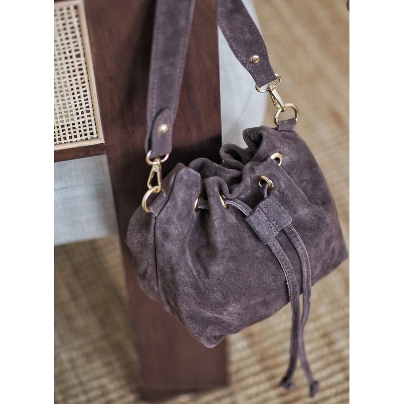 Annika Suede Bag Brown - Bilde 2