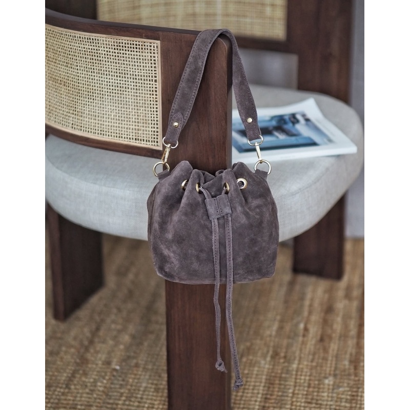 Annika Suede Bag Brown - Bilde 3