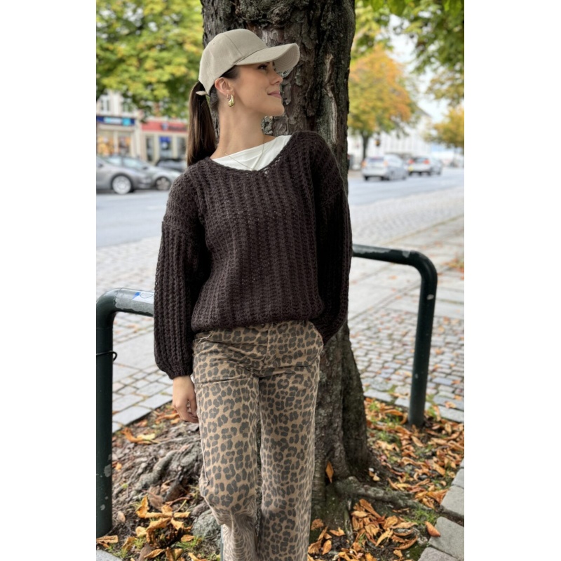 Mine Knit Dk Brown - Bilde 3