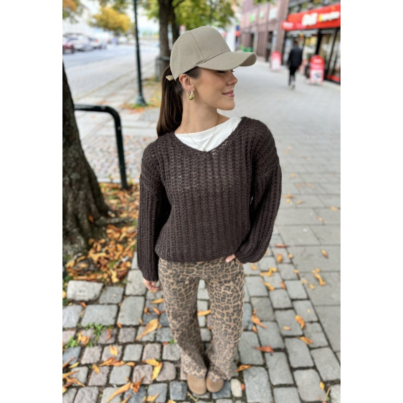 Mine Knit Dk Brown - Bilde 2