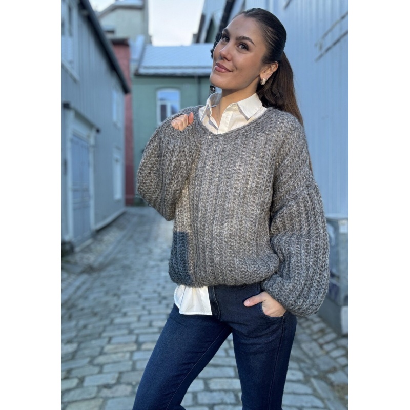 Mine Knit DkGrey - Bilde 3