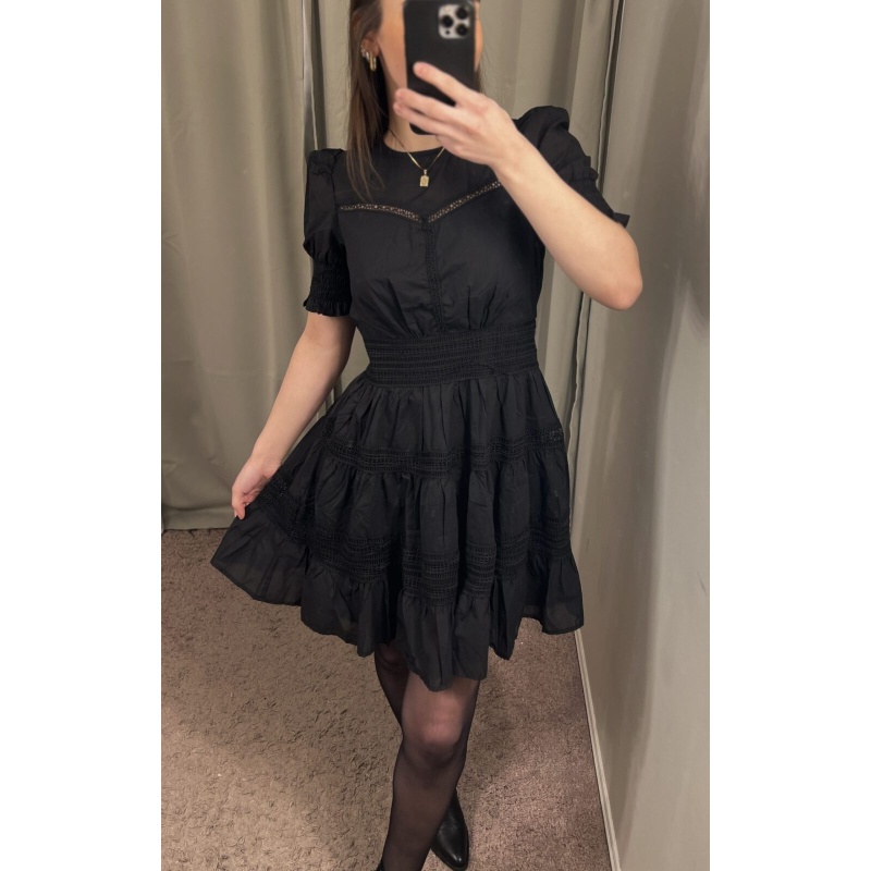 Romantic Dress Short Black - Bilde 3