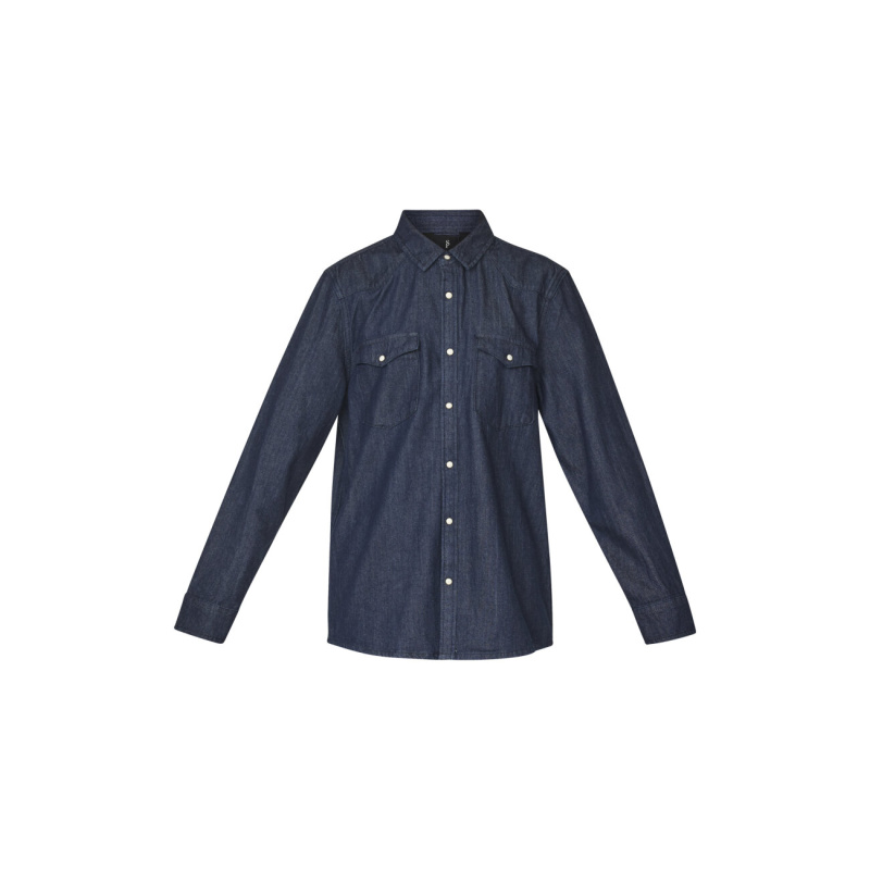 Ollie Shirt Dk Blue - Bilde 4