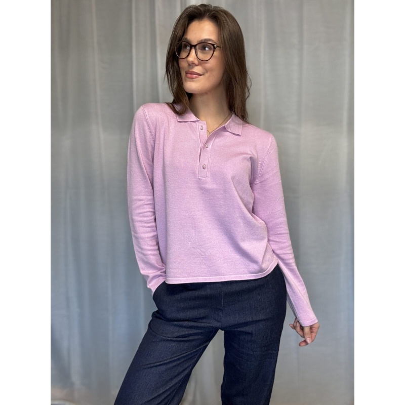 Dina Polo Sweater Pink