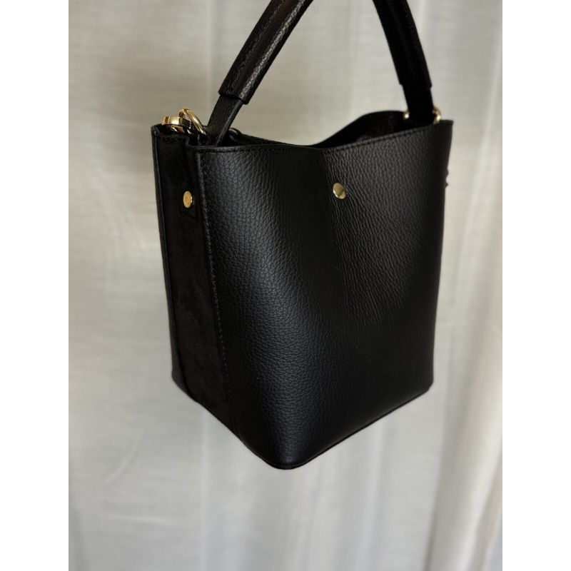 Aida Leather Bag Black - Bilde 3