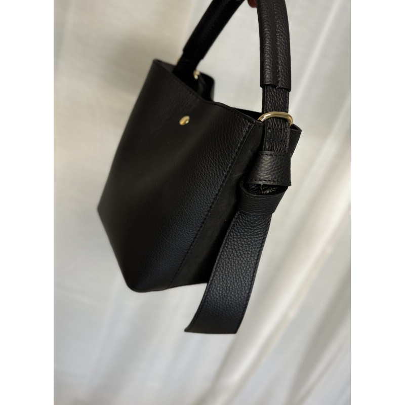 Aida Leather Bag Black - Bilde 4