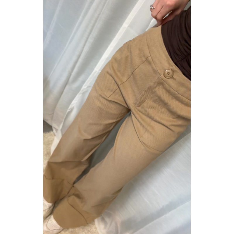 Cord Pants Camel - Bilde 7