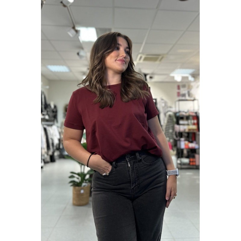 Perfect Tee Soft Burgundy - Bilde 2