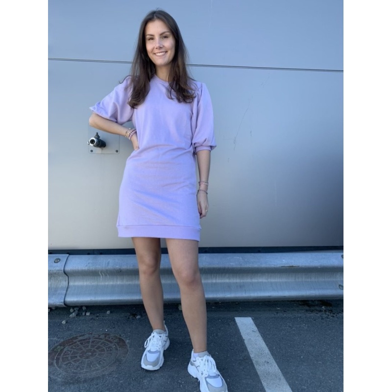 Rose Puff Dress Lavendel