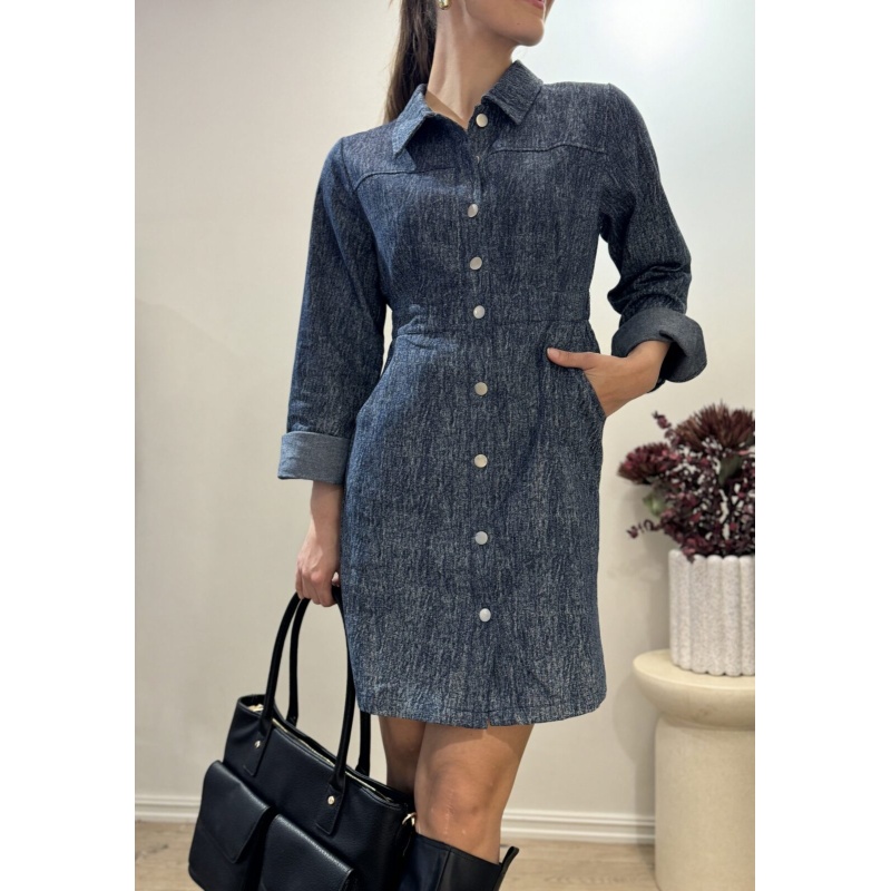 Lovely Denim Dress - Bilde 3