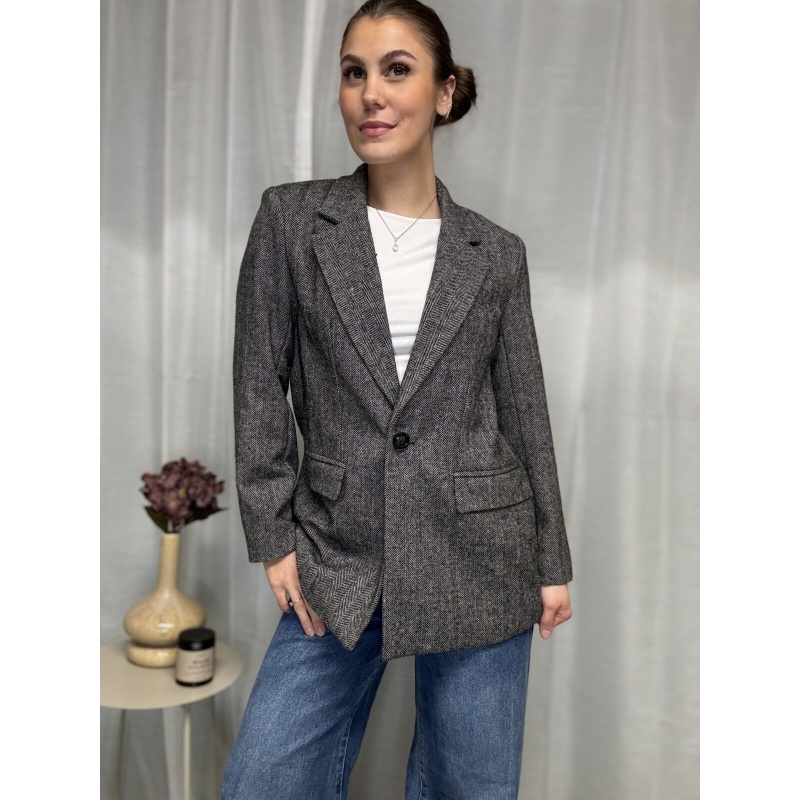 Peeky Blazer Black/Grey