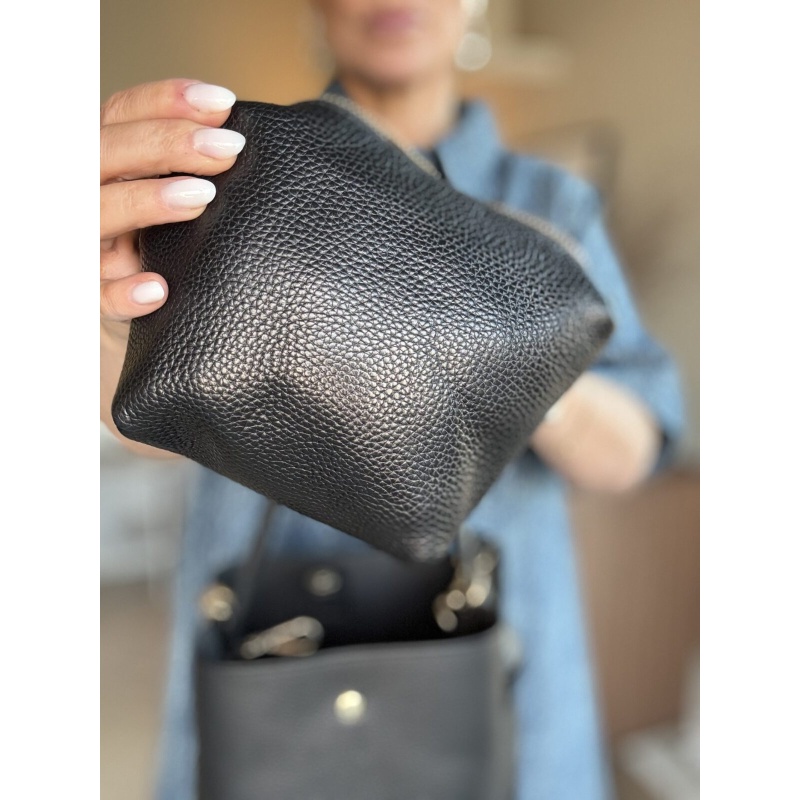 Aida Leather Bag Black - Bilde 7