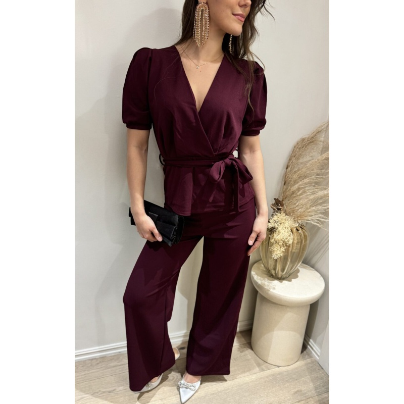 Holly Glut Pants Dark Burgundy - Bilde 10