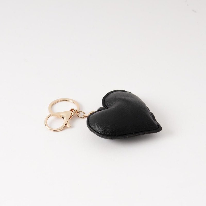 Heart Bagcharm Black - Bilde 2