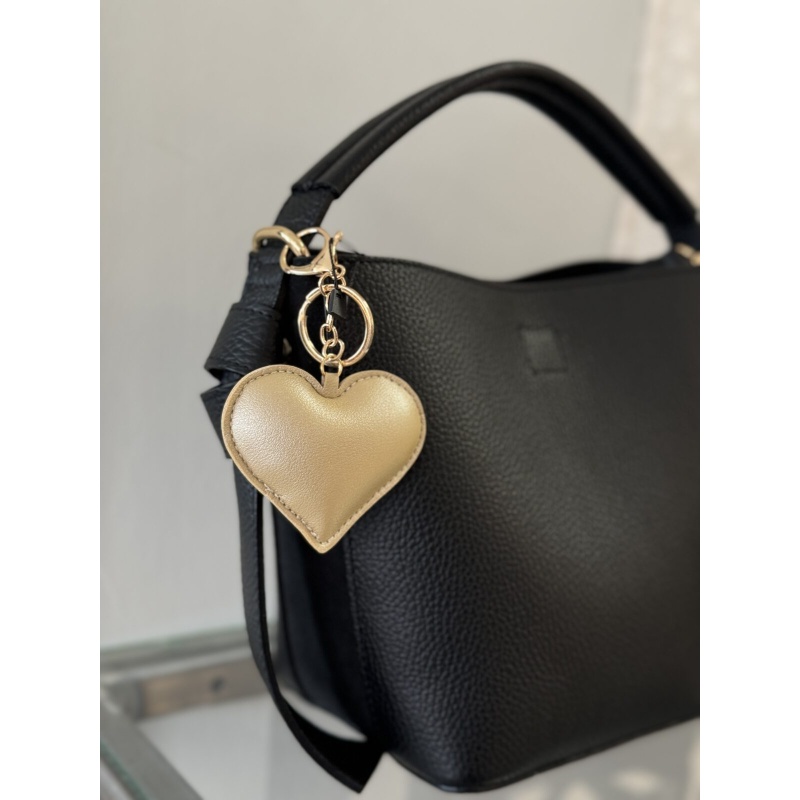 Heart Bagcharm Beige - Bilde 2