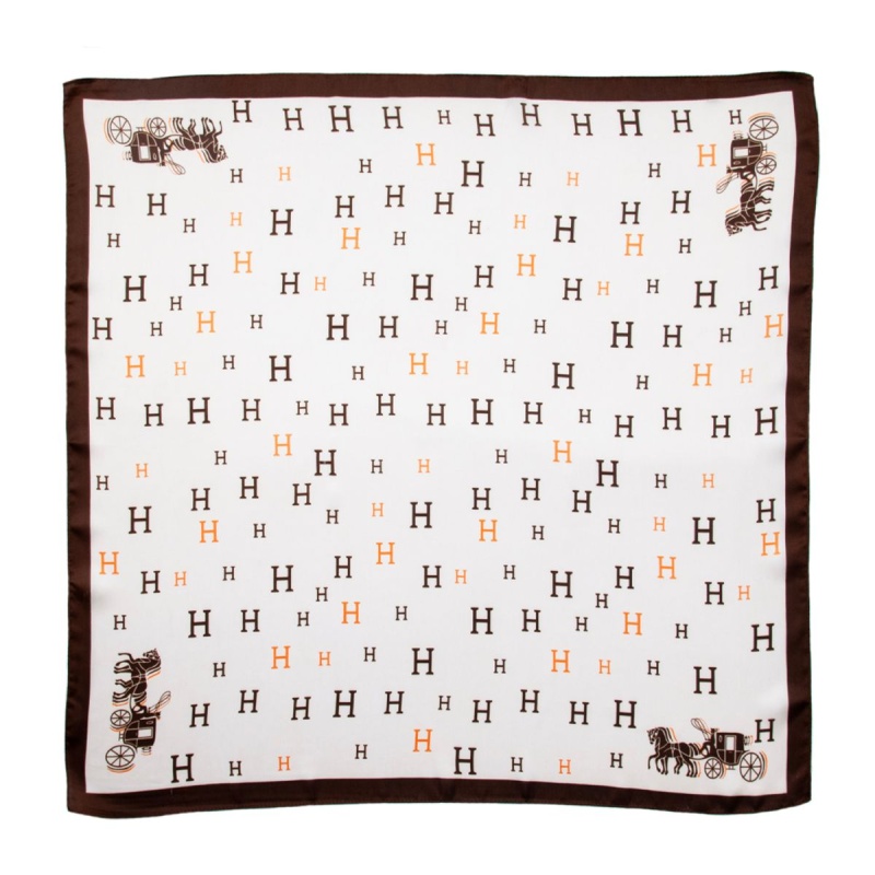 H-print Scarf Offwhite - Bilde 2