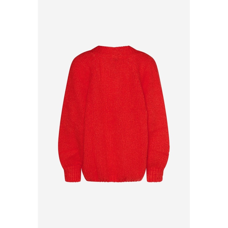 Dora Knit Cardigan Red/Orange - Bilde 2