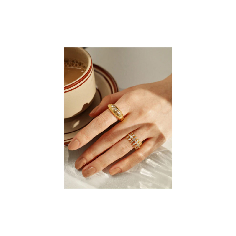 Amalfi Gold Ring Luv Aj - Bilde 2